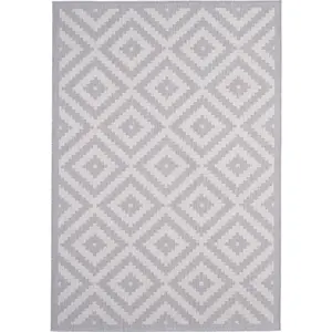 Ecology Collection Outdoor Rugs in Grey  100g