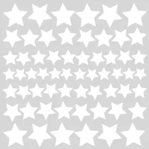 RoomMates White Glow In The Dark Stars Peel & Stick Wall Decals