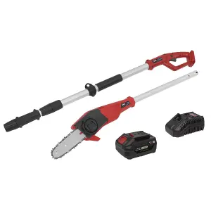 Sealey Telescopic Cordless 20cm Chainsaw Kit 20V 4Ah SV20 Series CP20VTP02