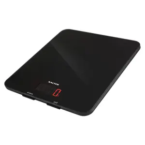 Salter 1160BKDR High Capacity Kitchen Scales, Black