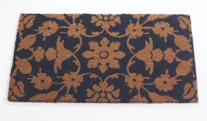 RHS Jekyll Floral Door Mat Latex Backed 45 x 75cm