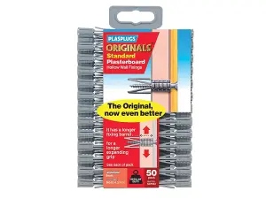 Plasplugs Original Plasterboard Fixings (Pack of 50) - XMS24PLUG5