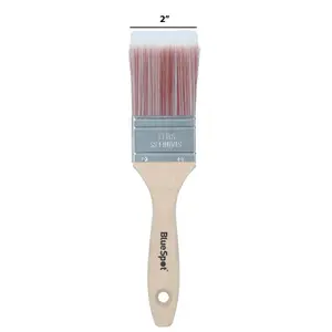 2" Synthetic Paint Brush Painting + Decorating Brushes With Wooden Handle 10pk