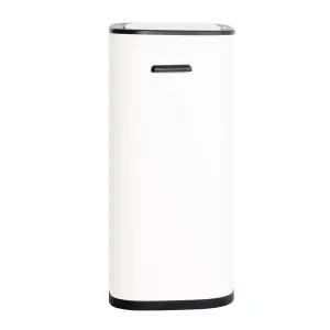 55L White Sensor Bin Kitchen Bin Rubbish Bin Waste Sensor Bin