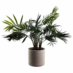 40cm Artificial Mini Palm in Decorative Planter