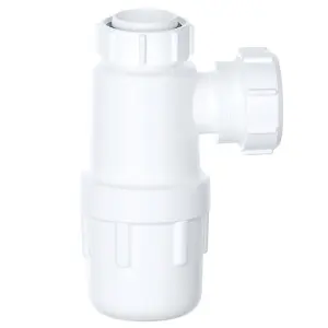 SPARES2GO Waste Bottle Trap 32mm 1-1/4" Basin Bidet Urinal Bathroom Kitchen Sink 75mm Seal