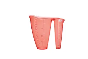 Colourworks Brights Red Dual Measuring Jug