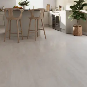 GoodHome Mambo Beige Natural Travertine effect Textured Click vinyl Tile, 2.23m²