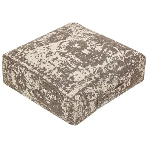 Floor Cushion SHASA Cotton Beige