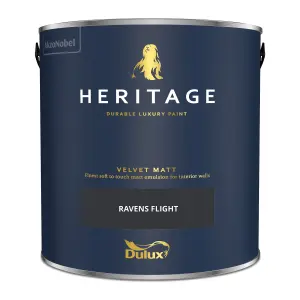 Dulux Trade Heritage Ravens Flight Velvet matt Wall paint, 2.5L