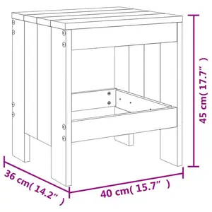 Nazayah 17 Stories Bar Set with Wood Frame and Solid Wood Outer Material Brown