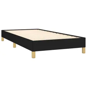 Berkfield Bed Frame Black 90x190 cm 3FT Single Fabric