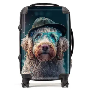 Labradoodle Dog Splashart Suitcase - Cabin