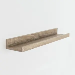 Display Floating Shelf Kit Oak / 4.6cm H x 48cm W x 10cm D