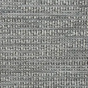 Seam Flat Weave Easy Clean Rug - Silver/Black - 160x220