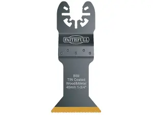 Faithfull - Multi-Functional Tool Bi-Metal Flush Cut TiN Coated Blade 45mm