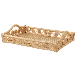 Beliani Boho Tray CALAYAN Beige