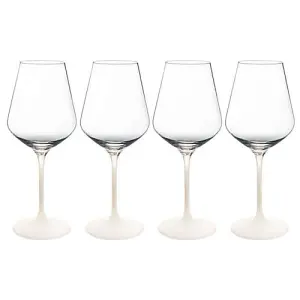 Villeroy & Boch Manufacture Rock Blanc Set of 4 Red Wine Goblets