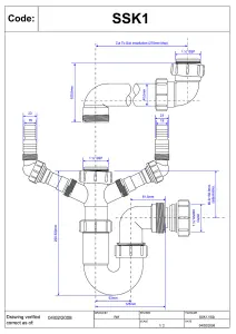 McAlpine SSK1 Single Bowl Space Saver Kit