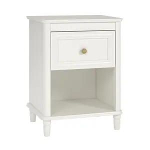 Ryker 1 Drawer Nightstand Cream