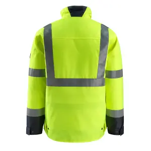 Mascot Safe Light Penrith Winter Jacket (Hi-Vis Yellow/Dark Navy Blue)  (X Large)