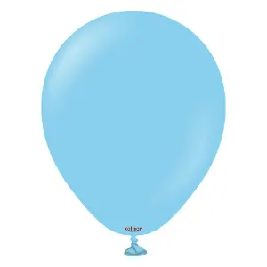 Kalisan Latex Plain Balloons (Pack of 25) Baby Blue (One Size)