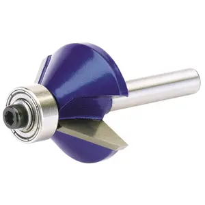 Draper  TCT Router Bit, 1/4" Chamfering, 30mm x 45 degrees 75340