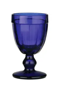 Essentials by Premier Blue Glass Coloured Sundae Goblet