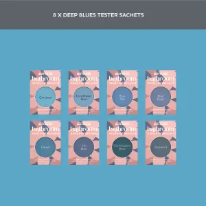 Rust-Oleum Blue Matt Bathroom Wood & Cabinet Paint Tester Samples - 10ml