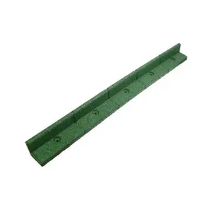 1m FlexiBorder Garden Edging in Green H8cm Pack of 2