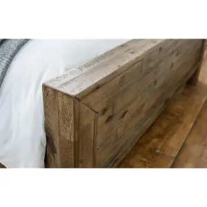 Rustic Oak Bed Frame - King 5ft (150cm)