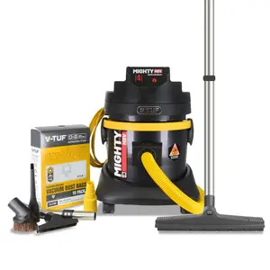 MIGHTY HSV - 21L M-Class 240v Industrial Dust Extraction Wet & Dry  Vacuum Cleaner - Health & Safety Version