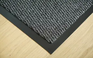 Heavy Duty Non Slip Barrier Mat - Charcoal 80 x 140 cm