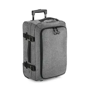 BagBase Unisex Escape Carry-On Wheelie Bag Grey Marl (One Size)