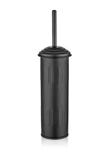 Rozi Black Toilet Brush And Holder