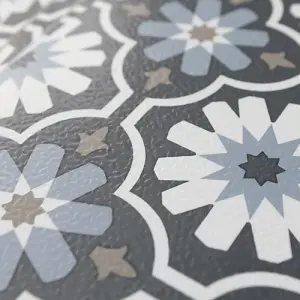 Floor Pops Sevilla Self Adhesive Vinyl Floor Tiles Pack of 10 (0.93sqm)