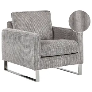 Armchair VIND Corduroy Light Grey