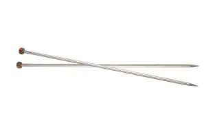 Nova Metal: Knitting Pins: Single-Ended: 40cm x 6.50mm