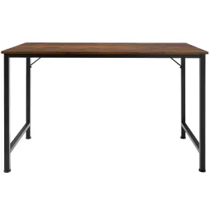 Desk Jenkins - computer, writing, study table - Industrial wood dark, rustic