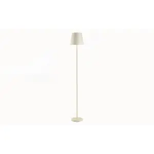 Luminosa Ninetta Floor Lamp With Tapered Shade, Ivory