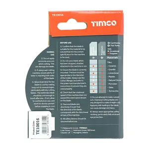 TIMCO General Purpose Tile & Ceramic Blade  - 100 x 16.0