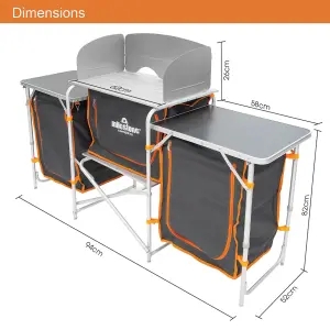 Milestone Camping 3-Unit Camping Kitchen