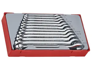 Teng TT1236 Metric Combination Spanner Set, 12 Piece