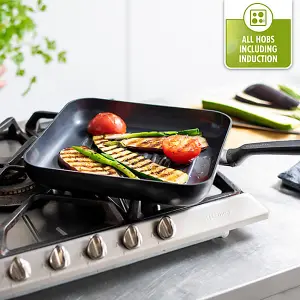 GreenPan Memphis Square 28cm Grill Pan