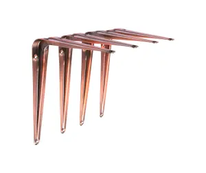 London Shelf Bracket 150X200mm Antique Copper (Pack Of 4)