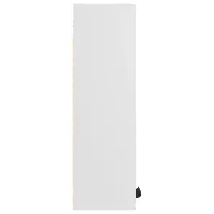 Berkfield Bathroom Mirror Cabinet White 64x20x67 cm