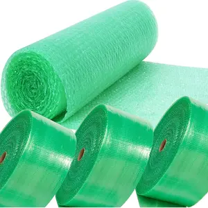 1 Roll x 300mm Green Biodegradable Recyclable Polythene 100 Meter Bubble Wrap Roll