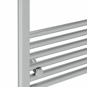 Rinse Bathrooms 600W Electric Heated Warming Towel Rail Bathroom Radiator Chrome - 1000x600mm