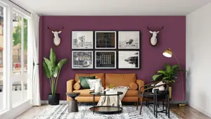 Leyland Trade Vinyl Matt Walls & Ceilings Emulsion Paint Plum Cocktail (PPG1044-7) 1L