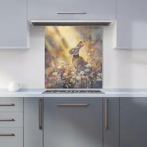 Ava Sterling: 00012 Premium Glass Kitchen Splashback W600mm x H650mm